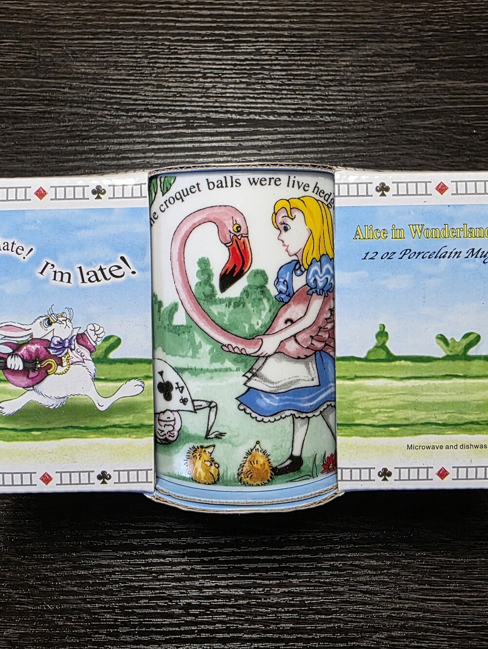 Alice In Wonderland 12oz Porcelain Mug By Paul Cardew - New In Box